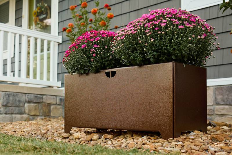 brown planter