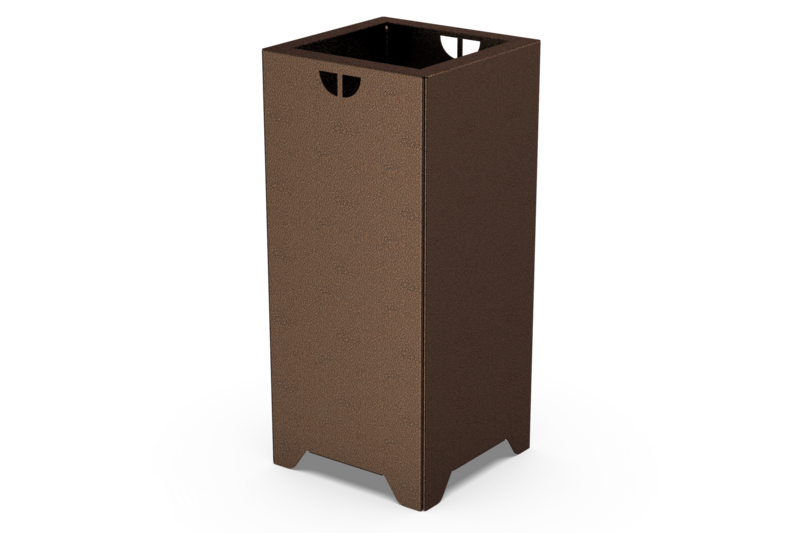 tall planter on white background