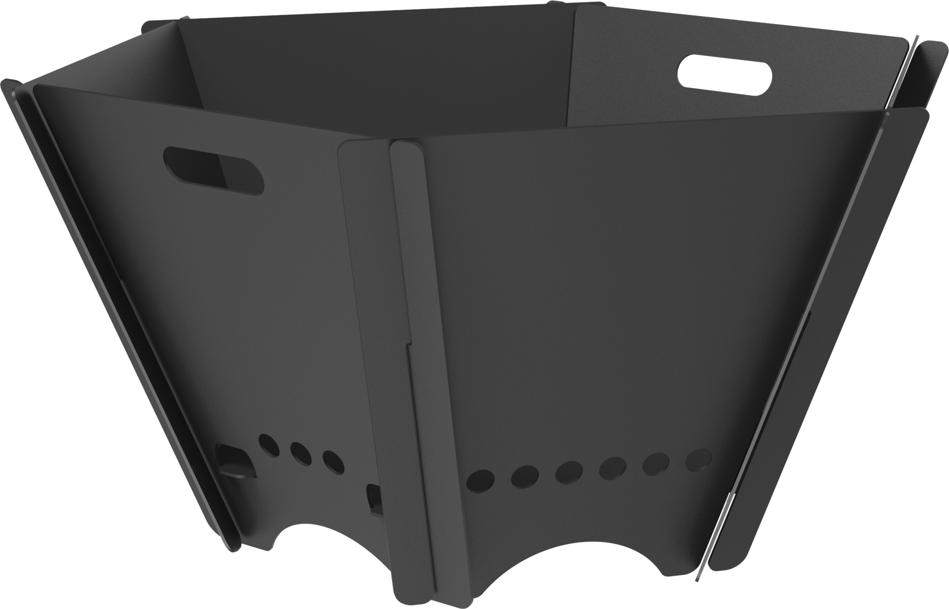 fire pit on background